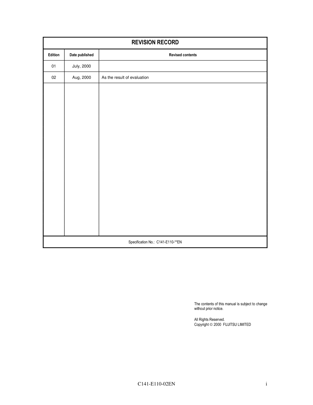 Fujitsu MPG3XXXAT manual 59,6,215&25 