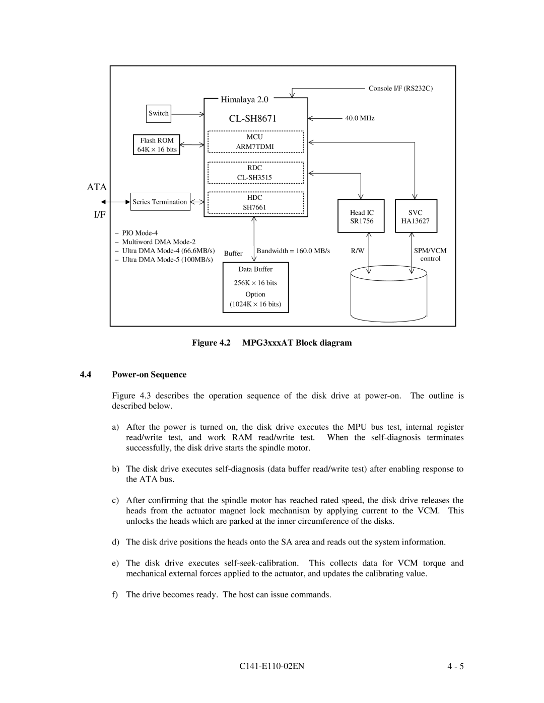 Fujitsu MPG3XXXAT manual Ata 