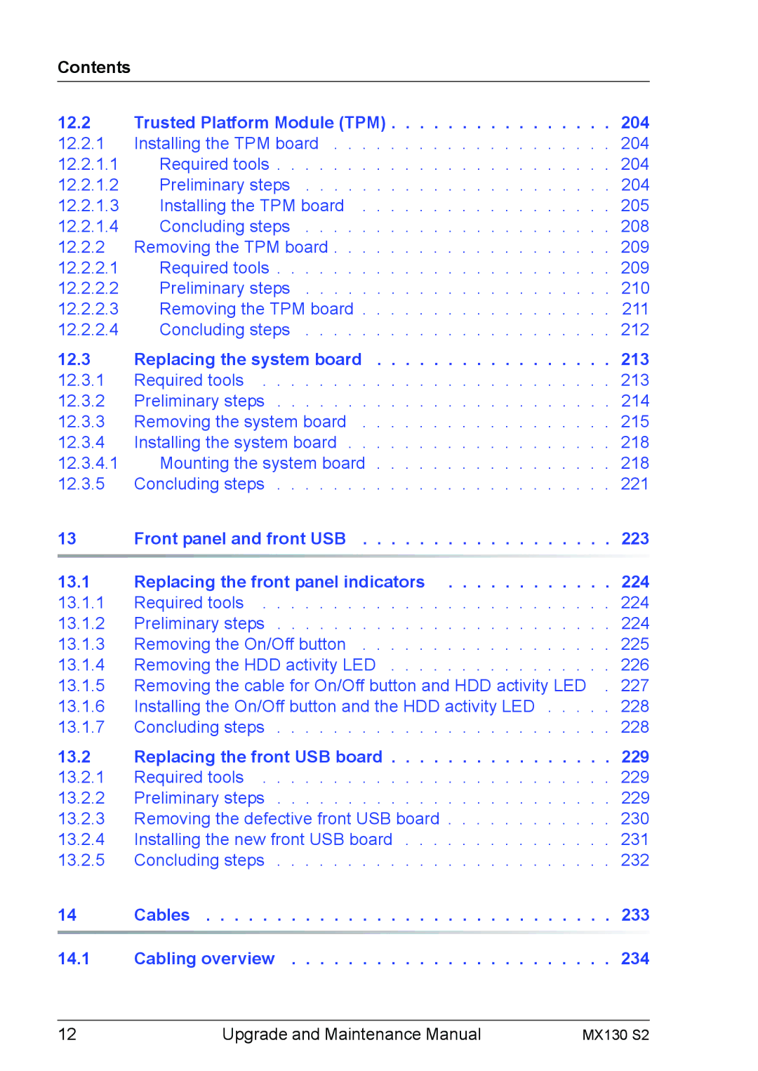 Fujitsu MX130 S2 manual 12.3 