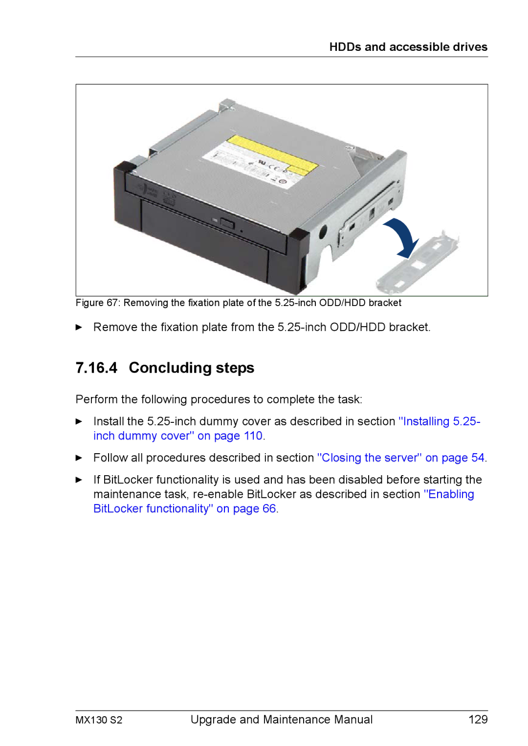 Fujitsu MX130 S2 manual Upgrade and Maintenance Manual 129 