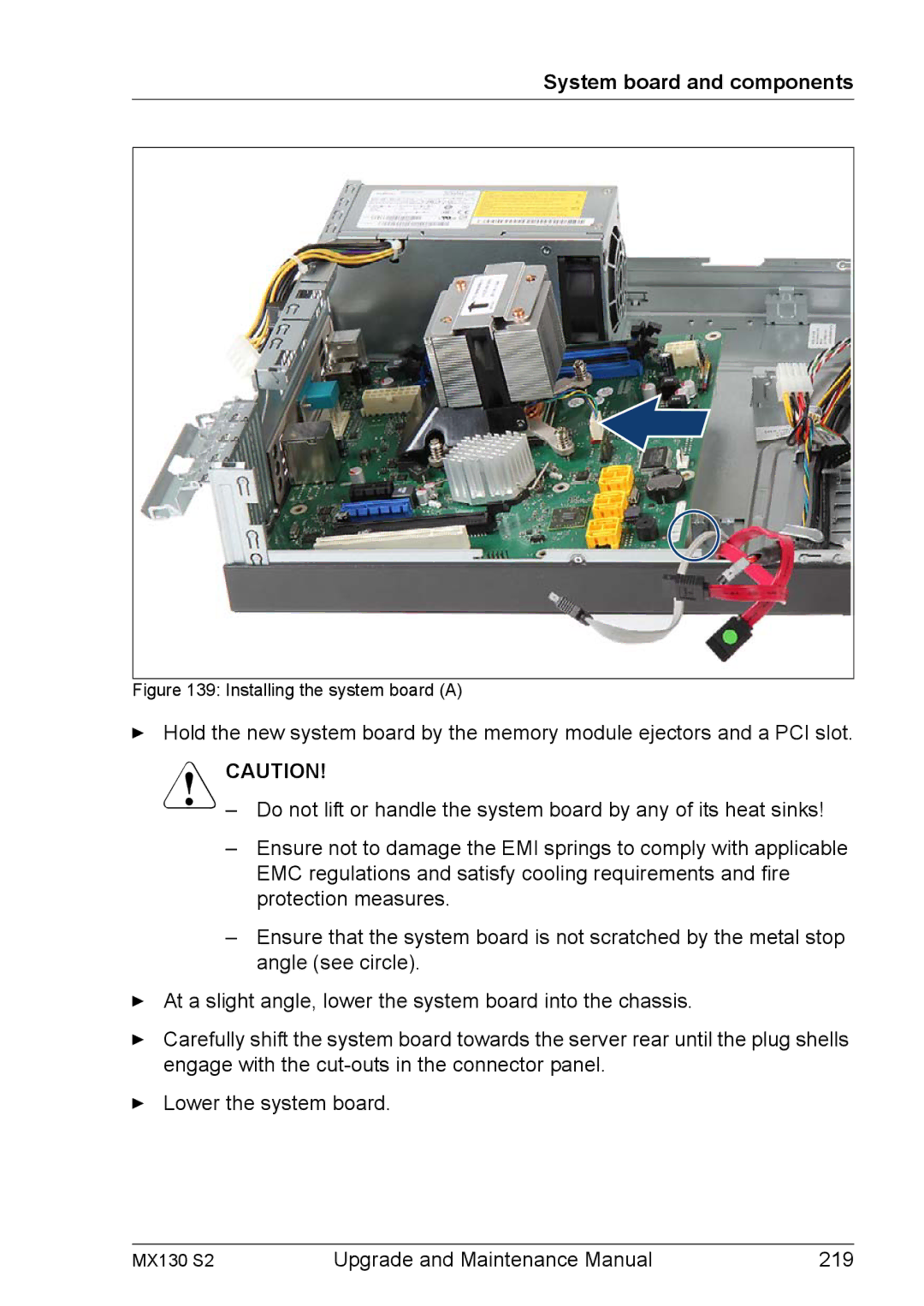 Fujitsu MX130 S2 manual Upgrade and Maintenance Manual 219 