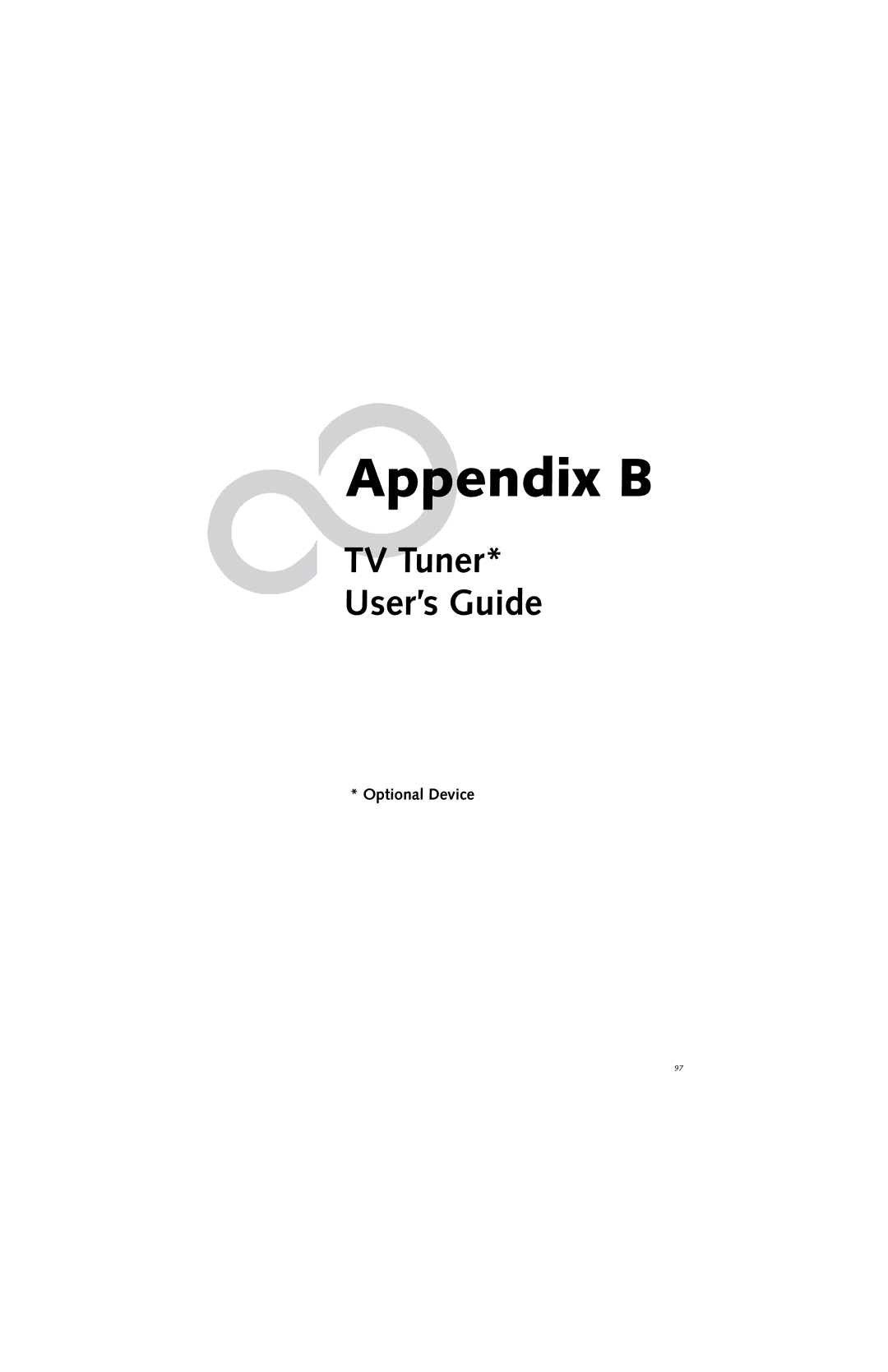 Fujitsu N6400 manual Appendix B 