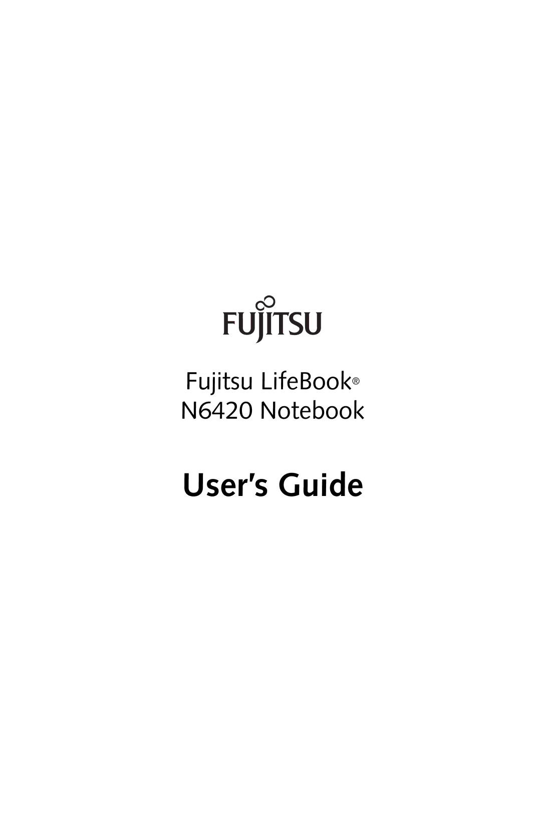 Fujitsu N6420 manual User’s Guide 