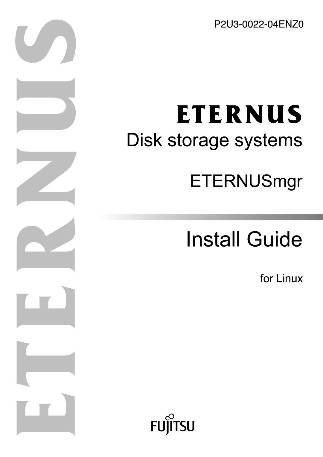 Fujitsu P2U3-0022-04ENZ0 manual 