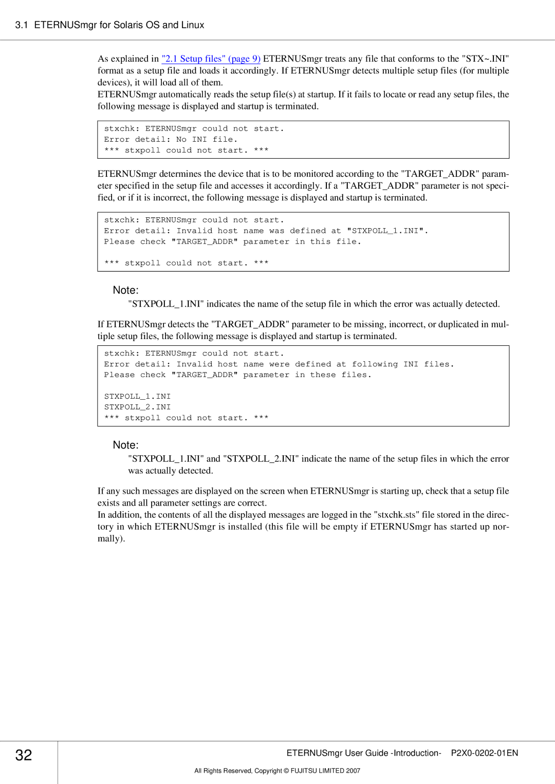 Fujitsu P2X0-0202-01EN manual ETERNUSmgr for Solaris OS and Linux 