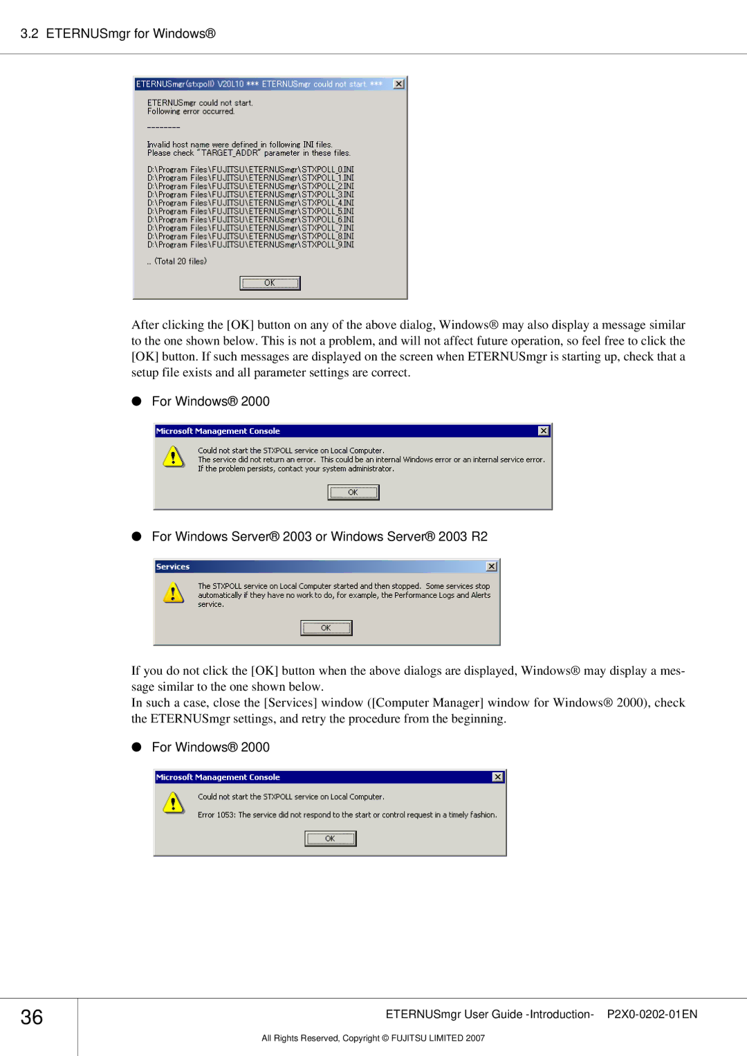 Fujitsu P2X0-0202-01EN manual For Windows 