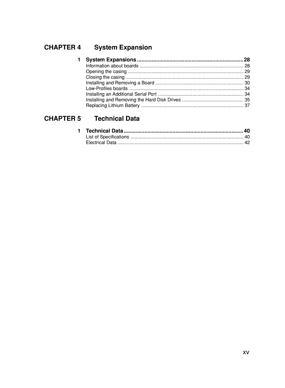 Fujitsu P300 user manual System Expansions, Technical Data 