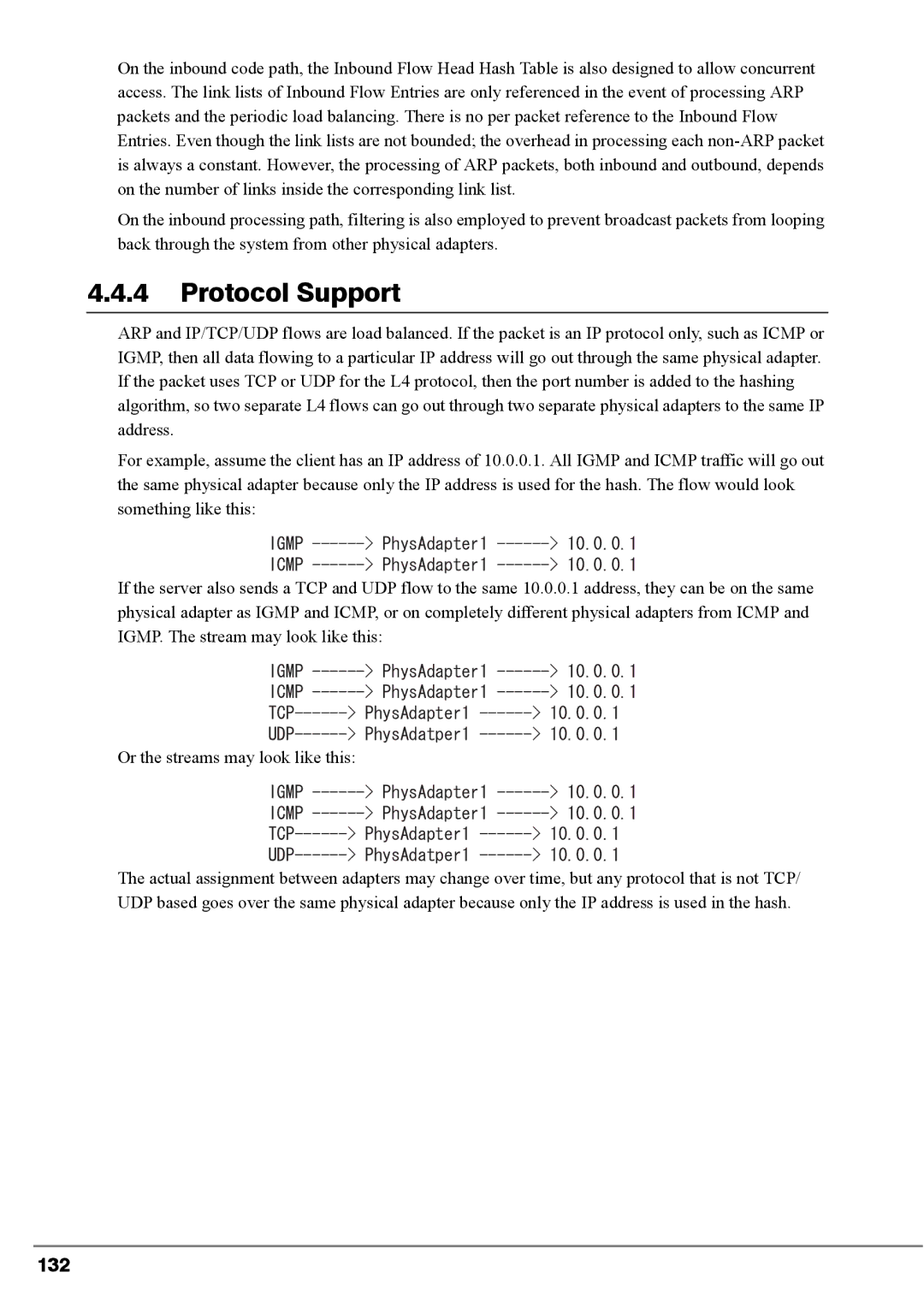 Fujitsu BX620, PG-FCS103, PG-FCS102 manual Protocol Support, 132, Or the streams may look like this 