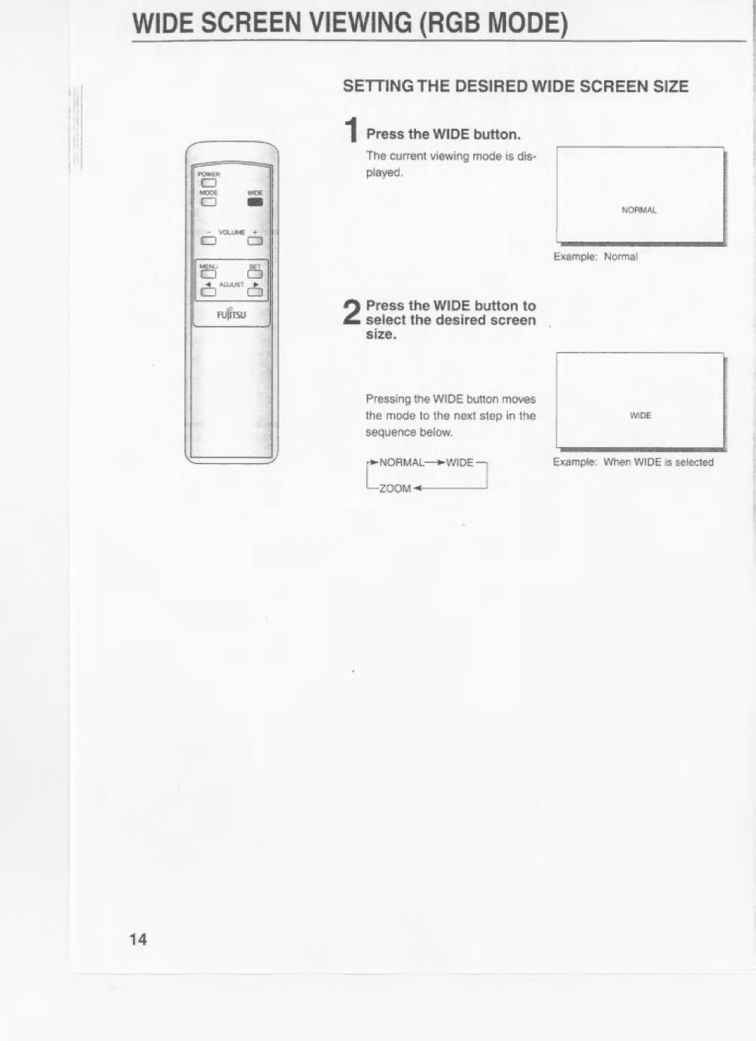 Fujitsu PLD-42U manual 