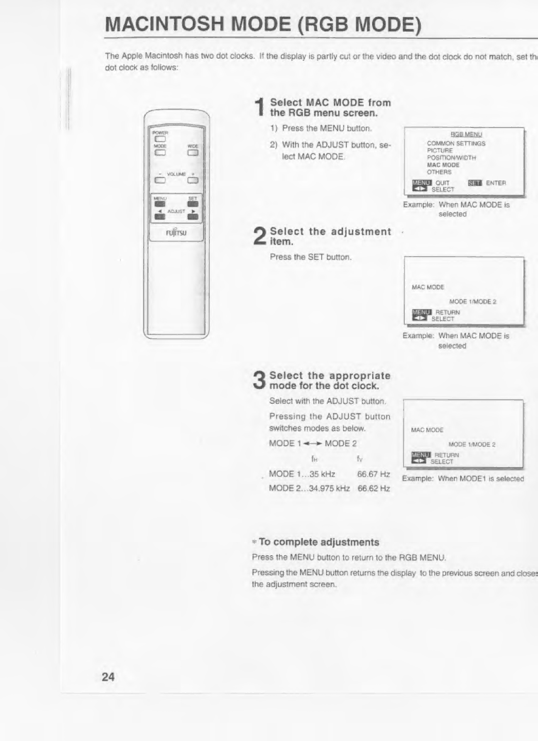 Fujitsu PLD-42U manual 