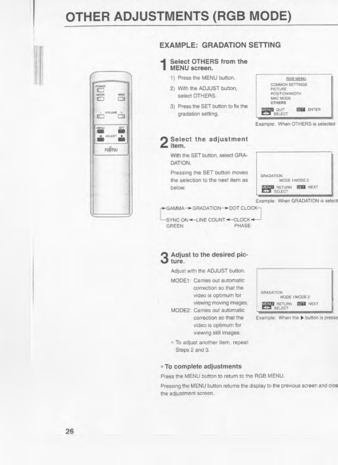 Fujitsu PLD-42U manual 