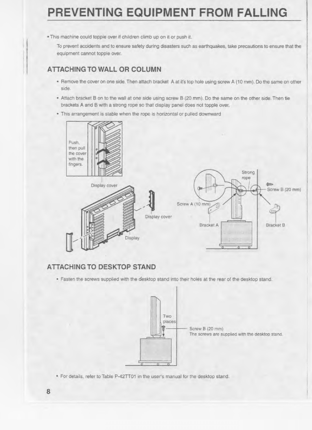 Fujitsu PLD-42U manual 