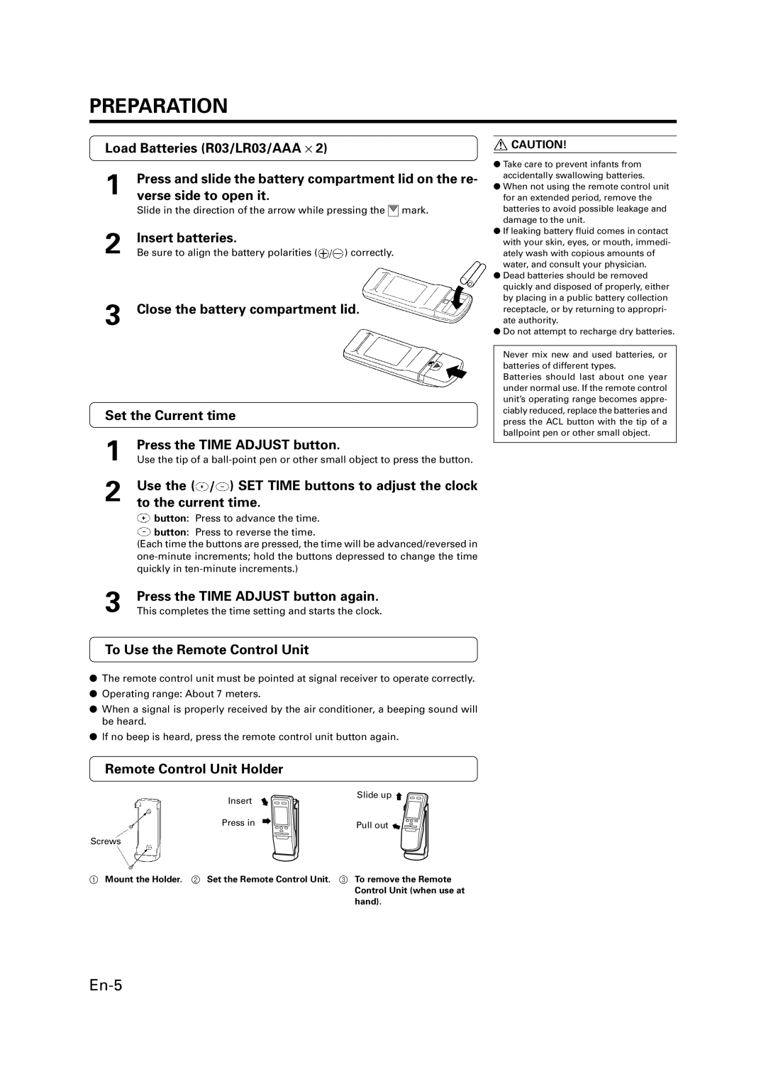 Fujitsu P/N9359944058 manual Preparation 