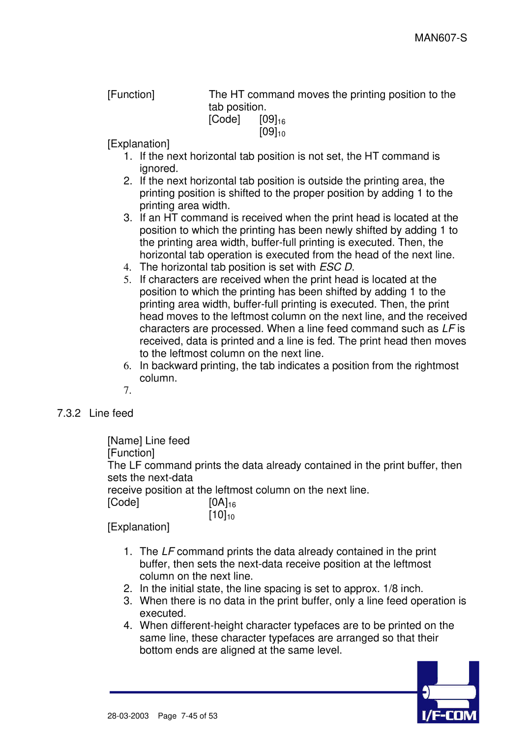 Fujitsu PRN607-S manual 7-45 