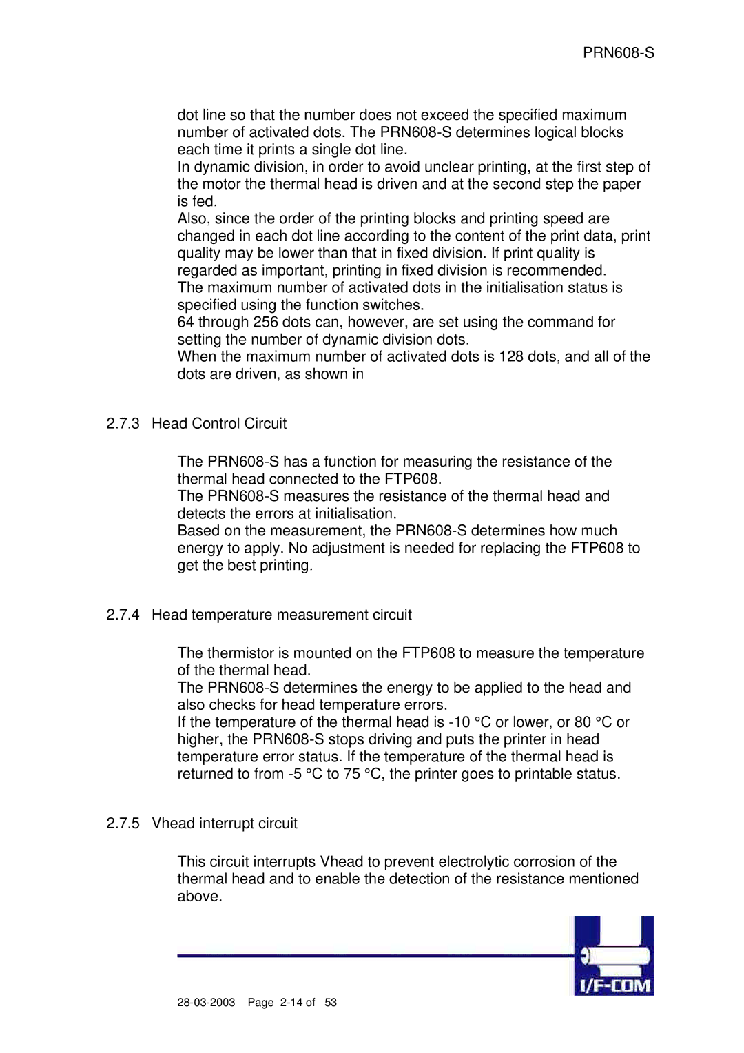 Fujitsu PRN608-S user manual 2-14 