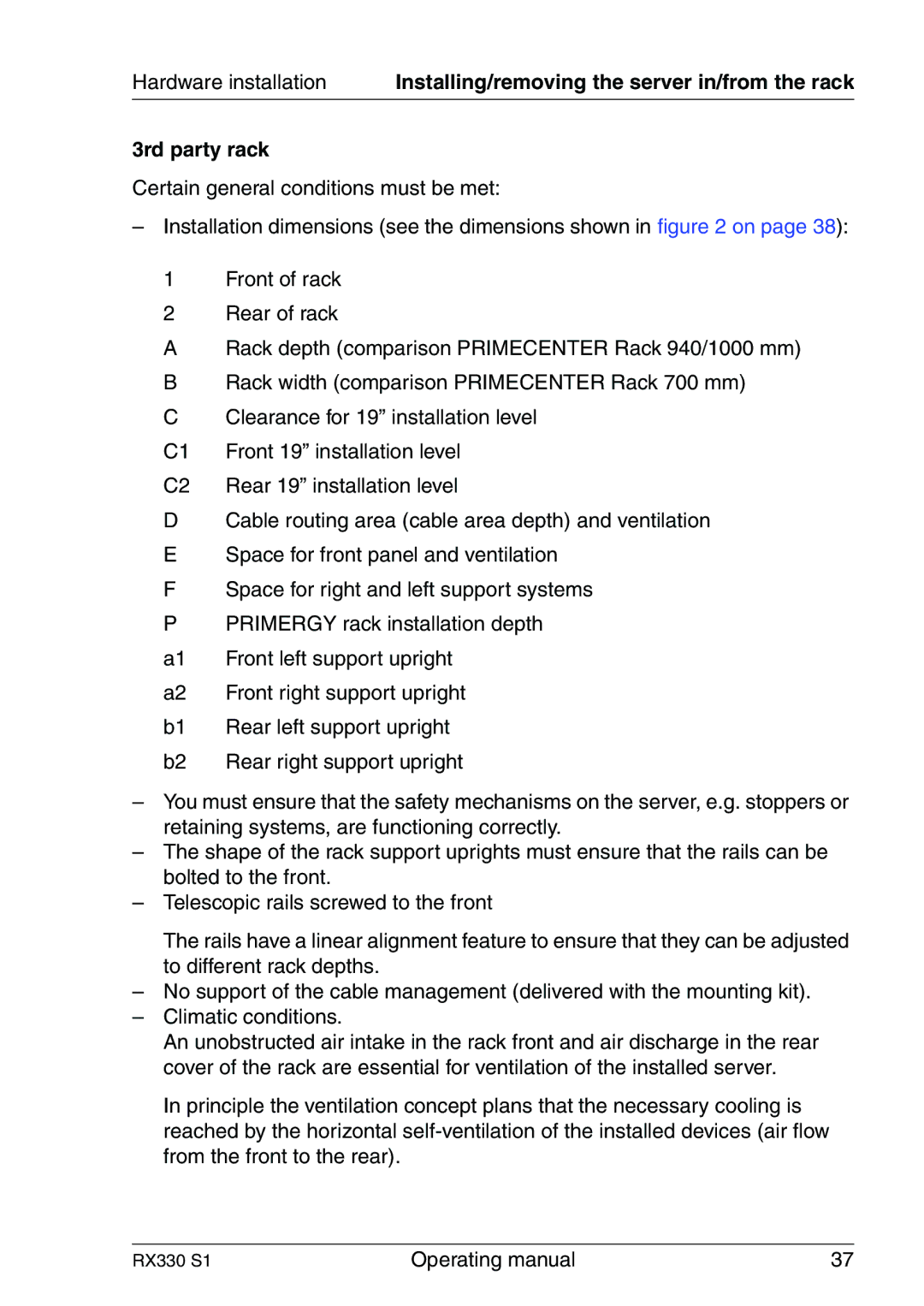 Fujitsu RX330 Operating manual 