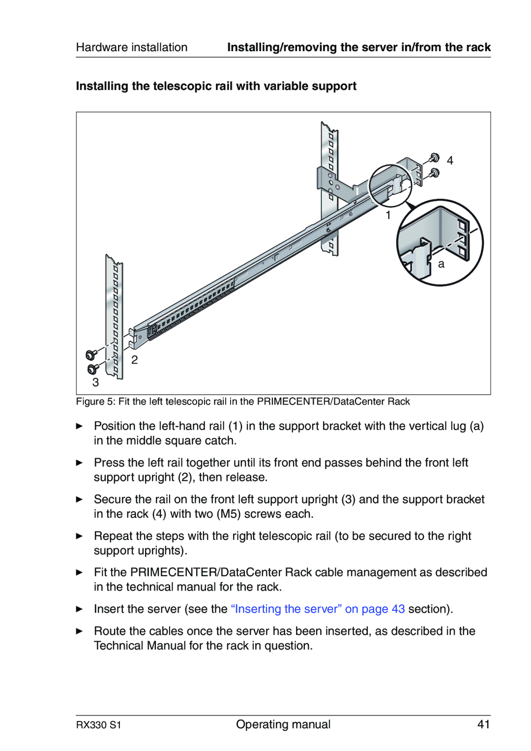 Fujitsu RX330 Operating manual 