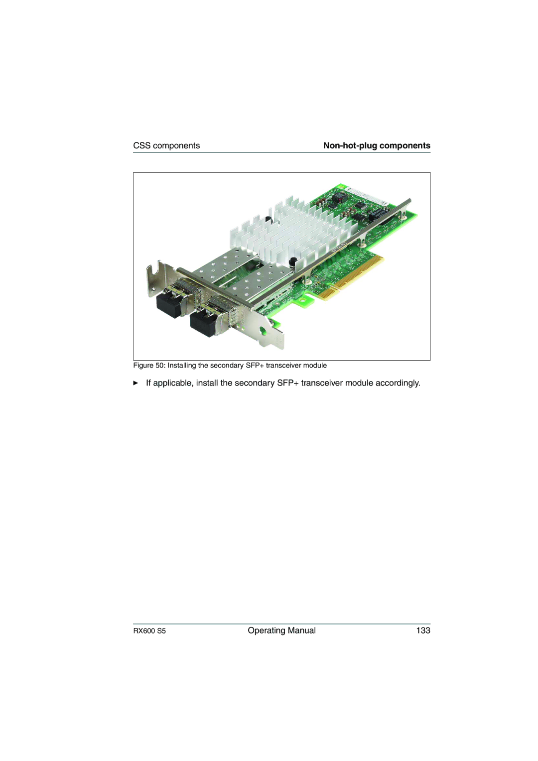 Fujitsu RX600 S5 manual Operating Manual 133 