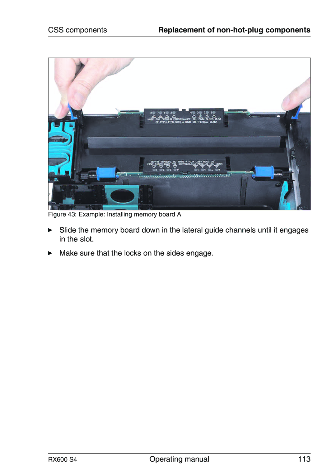 Fujitsu RX600 Operating manual 113 