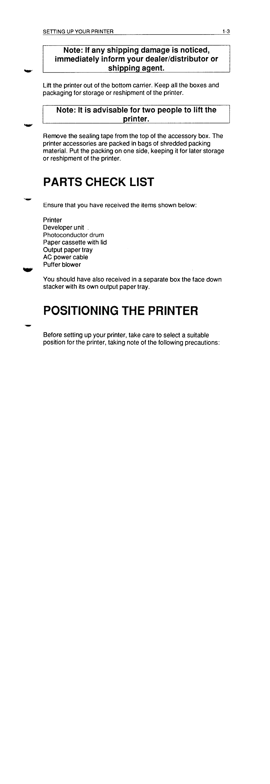 Fujitsu RX7300E manual 