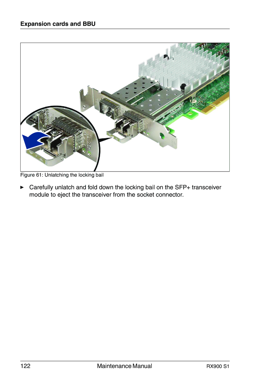 Fujitsu RX900 S1 manual Unlatching the locking bail 