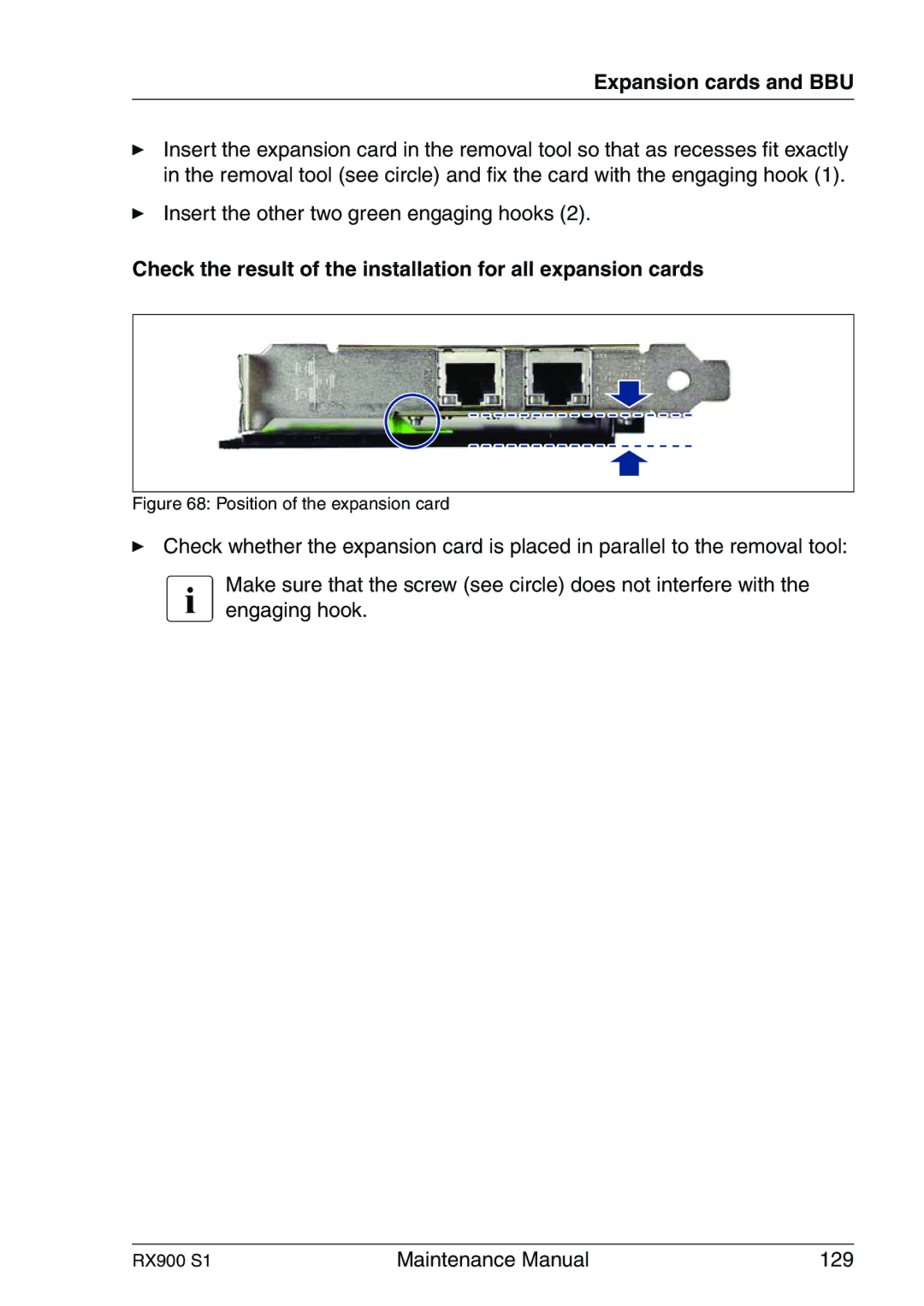 Fujitsu RX900 S1 manual Check the result of the installation for all expansion cards 