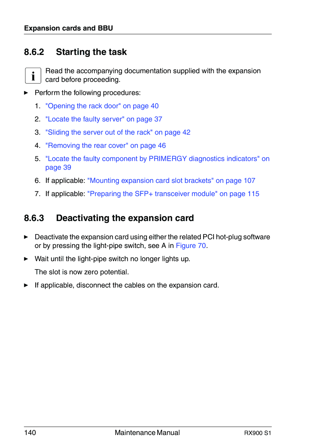 Fujitsu RX900 S1 manual Starting the task 