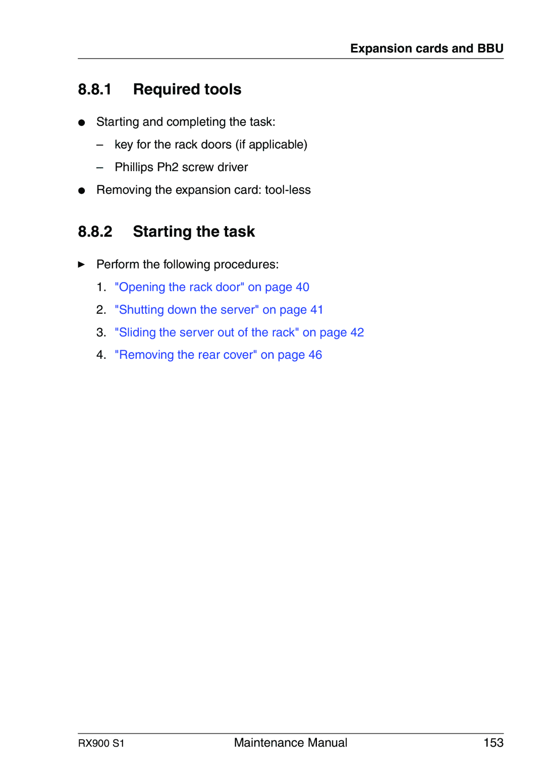 Fujitsu RX900 S1 manual Maintenance Manual 153 