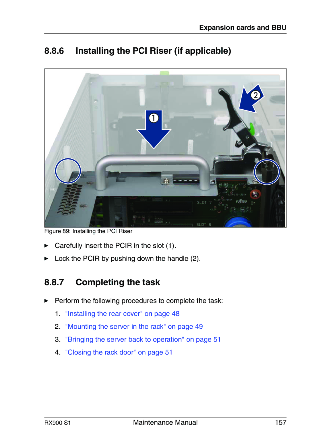 Fujitsu RX900 S1 manual Maintenance Manual 157 