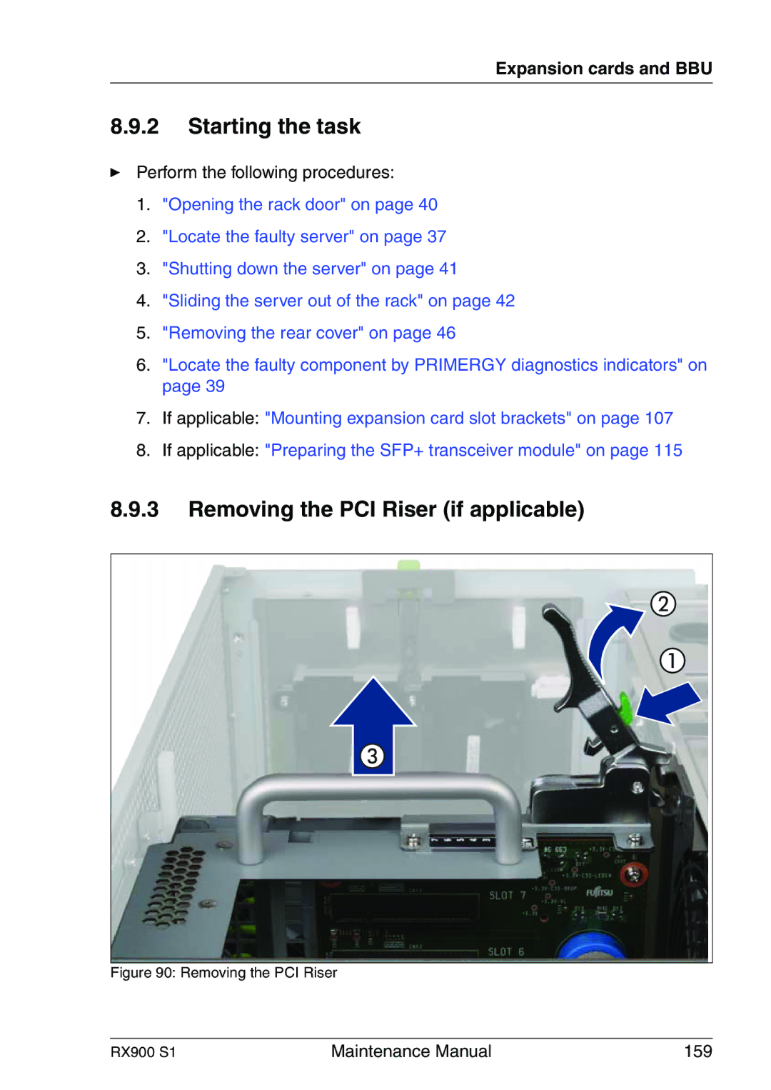 Fujitsu RX900 S1 manual Maintenance Manual 159 