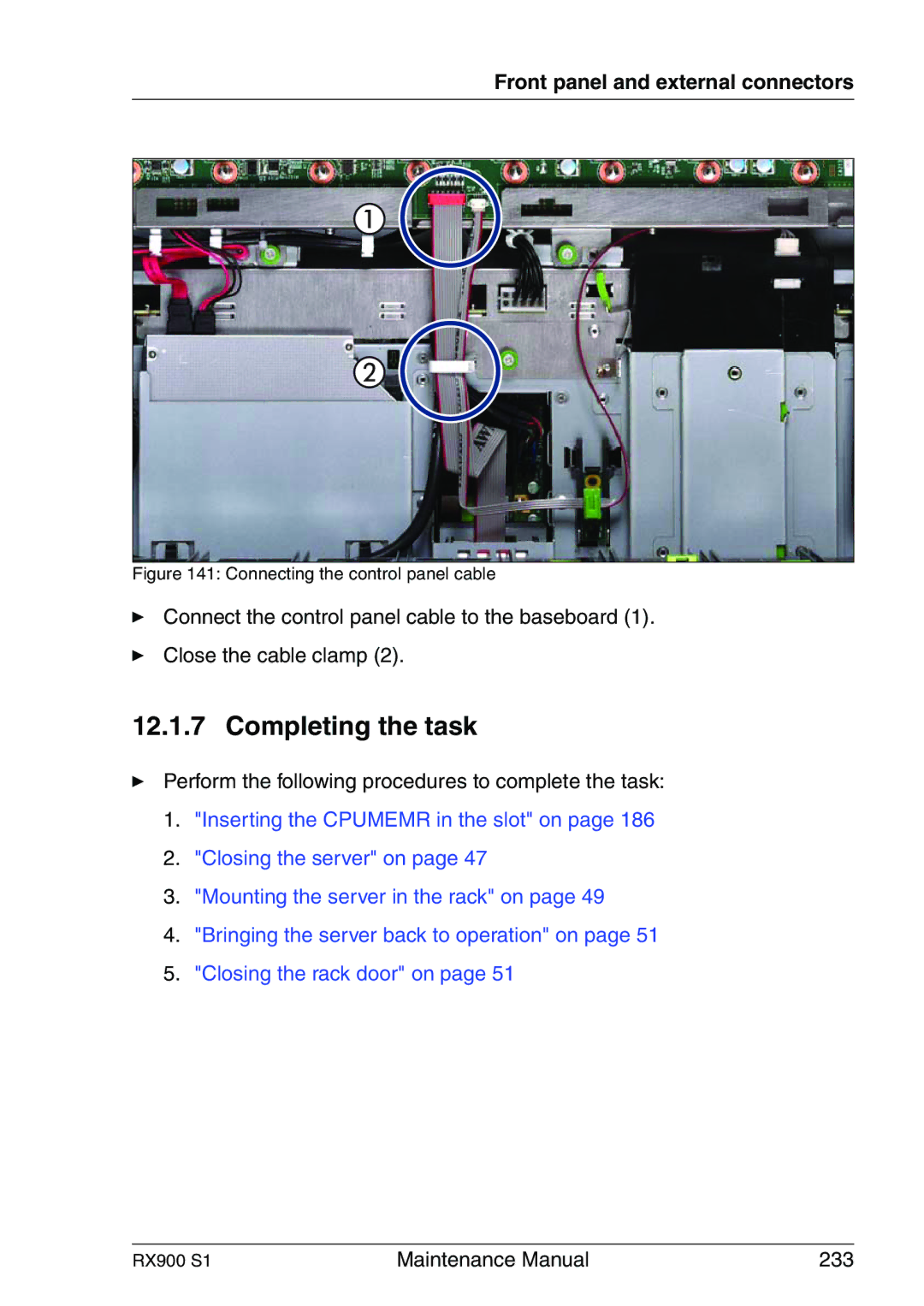 Fujitsu RX900 S1 manual Maintenance Manual 233 