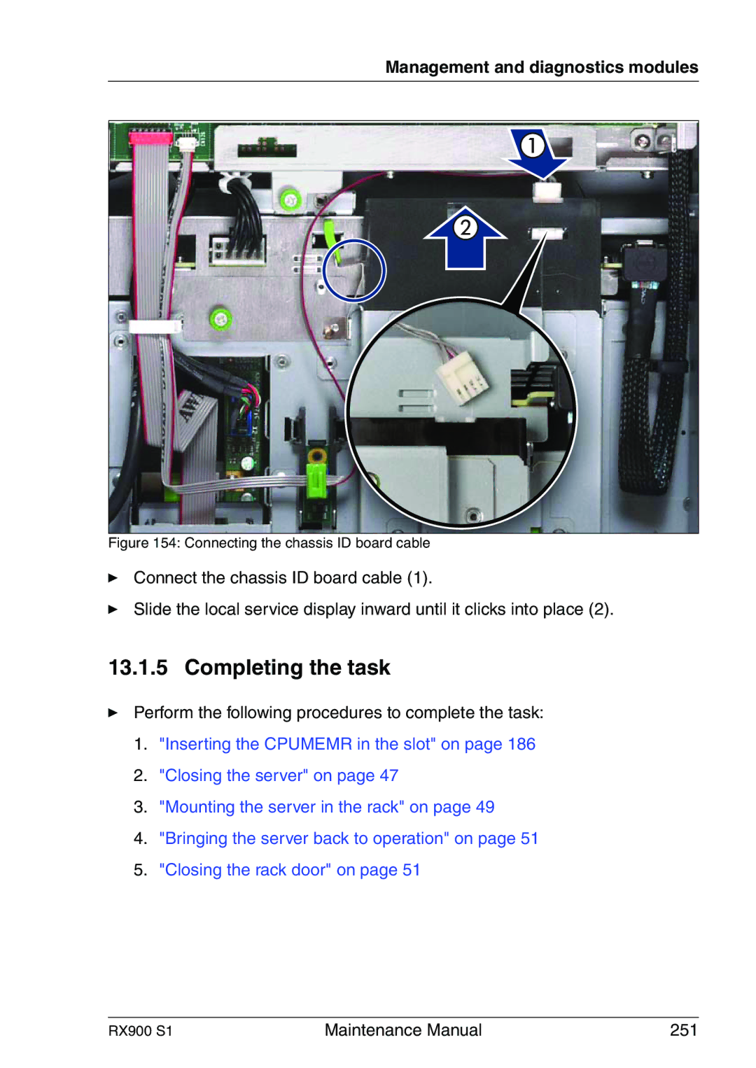 Fujitsu RX900 S1 manual Maintenance Manual 251 