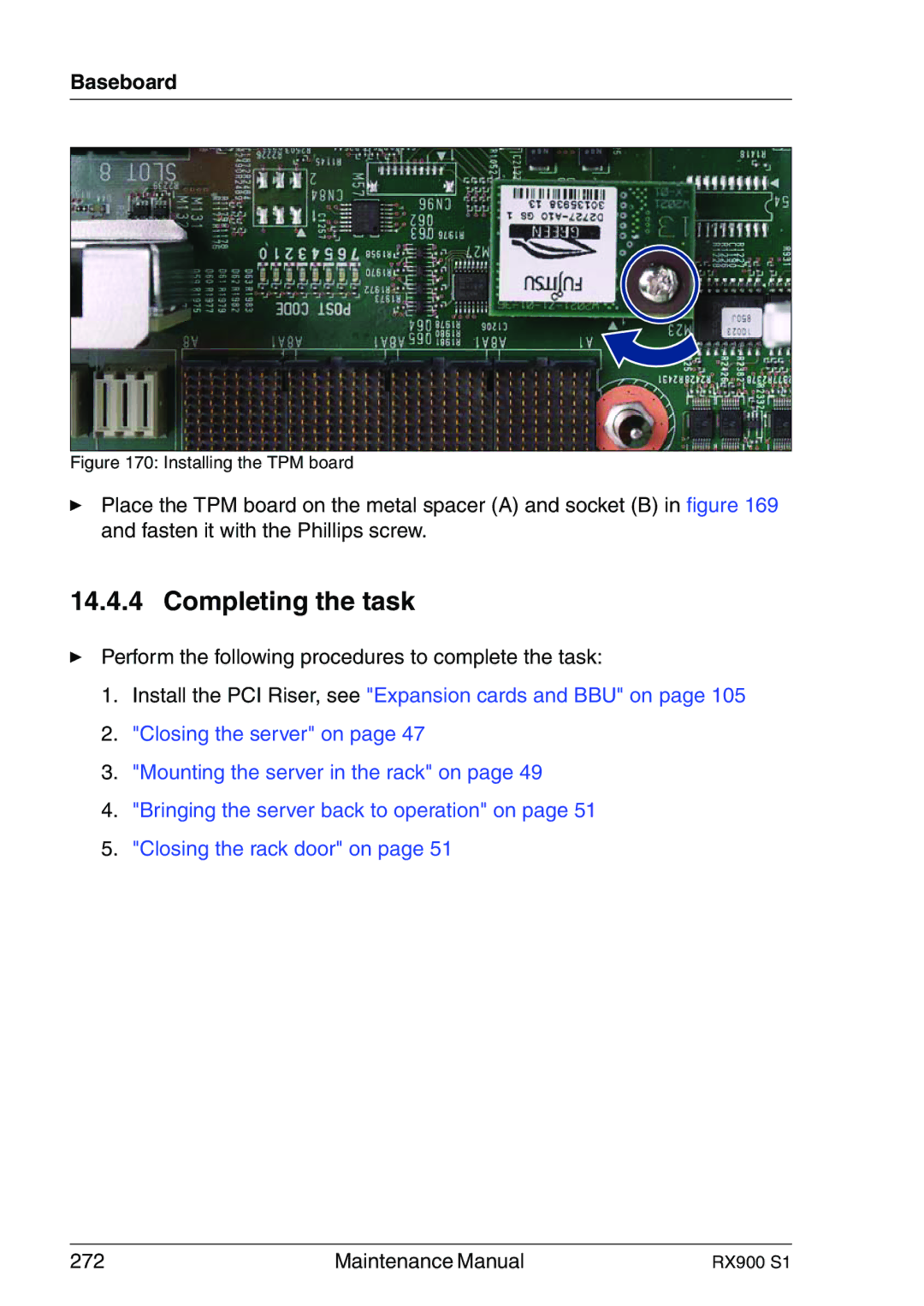 Fujitsu RX900 S1 manual Maintenance Manual 