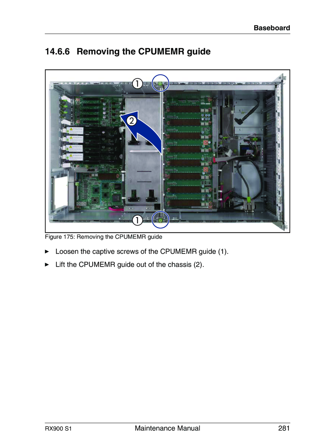 Fujitsu RX900 S1 manual Maintenance Manual 281 