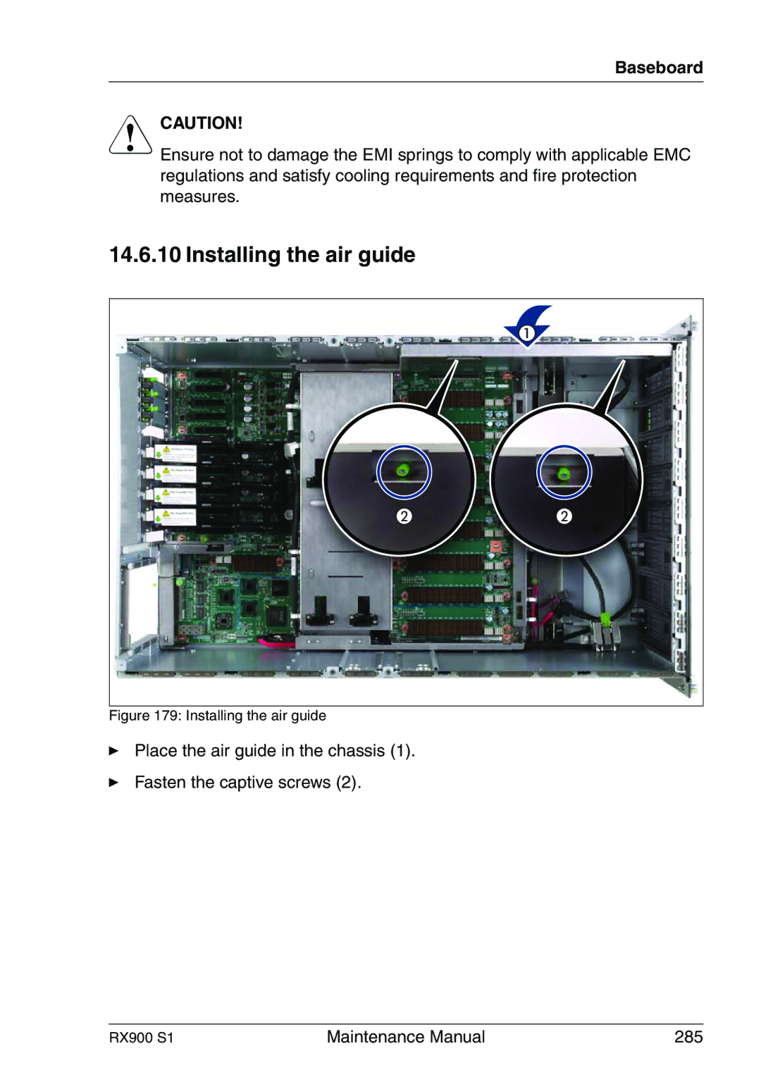 Fujitsu RX900 S1 manual Maintenance Manual 285 