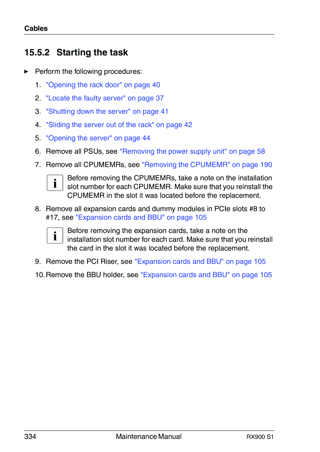 Fujitsu RX900 S1 manual Maintenance Manual 