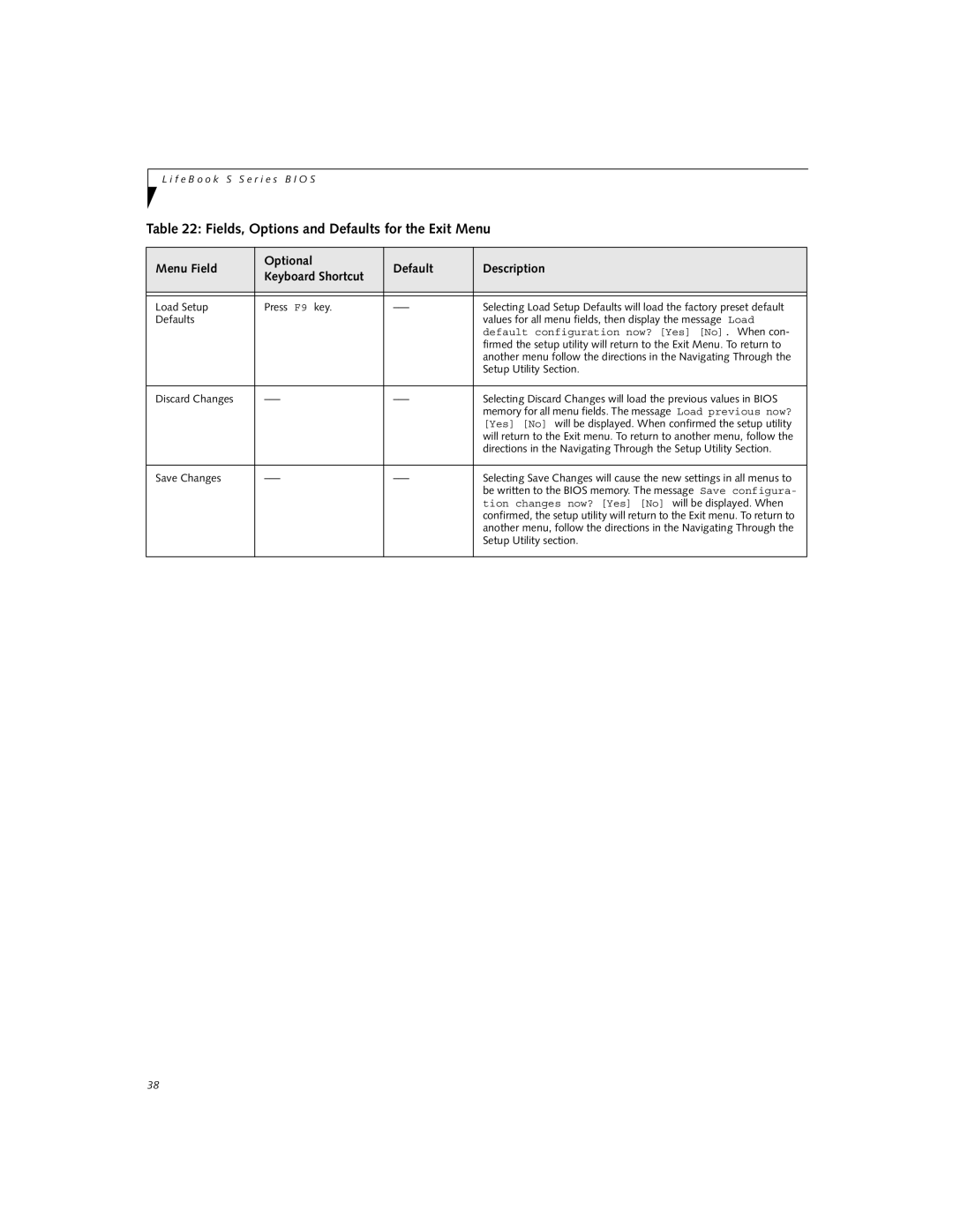 Fujitsu S-4572 manual Default configuration now? Yes No. When con 