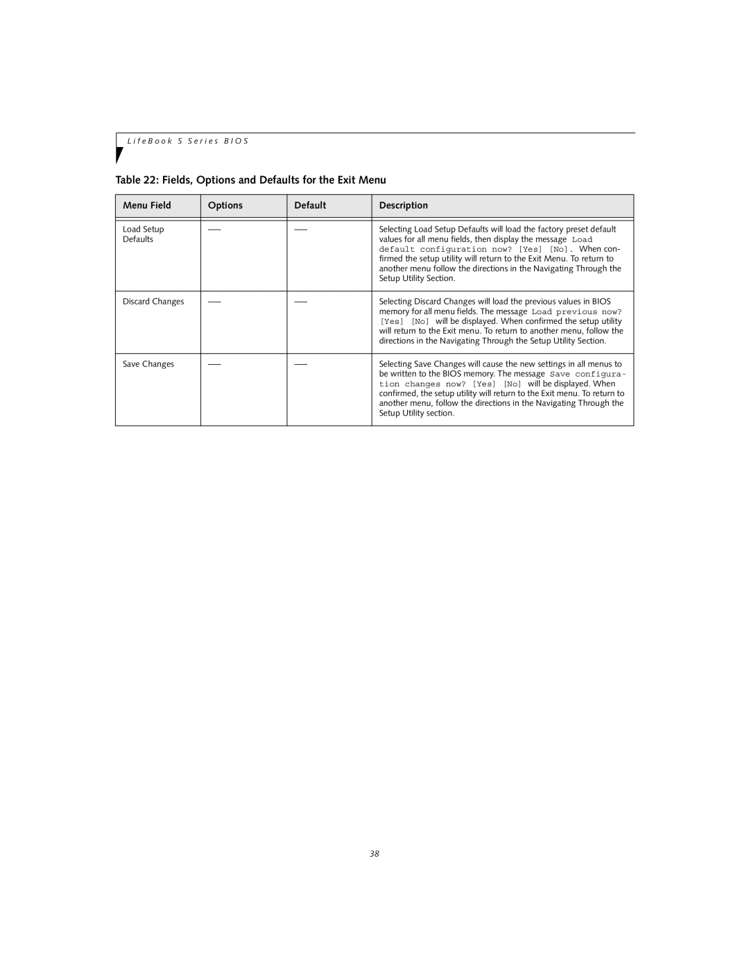 Fujitsu S-5582 manual Default configuration now? Yes No. When con 