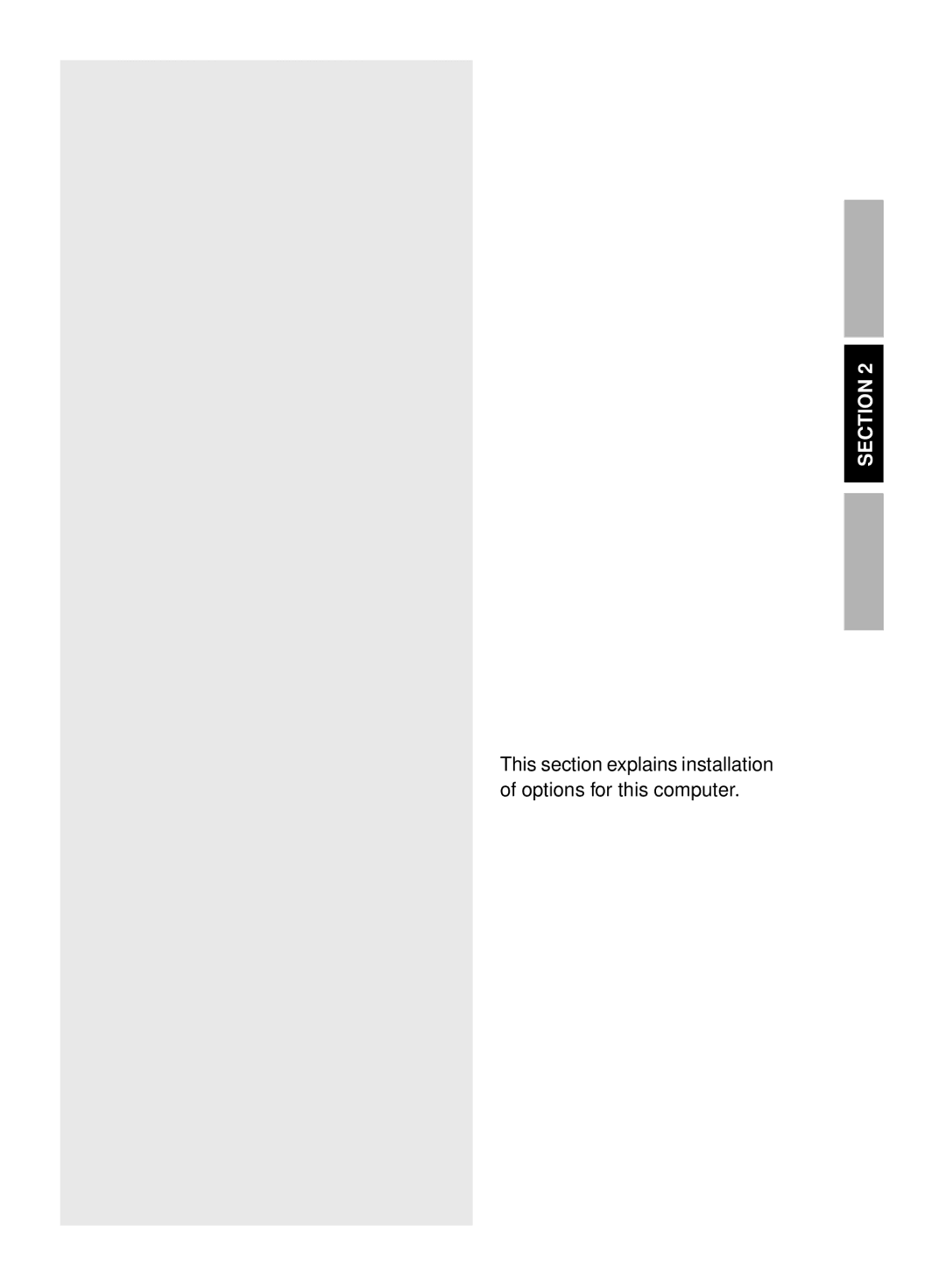 Fujitsu S4546, S4545 manual Section 