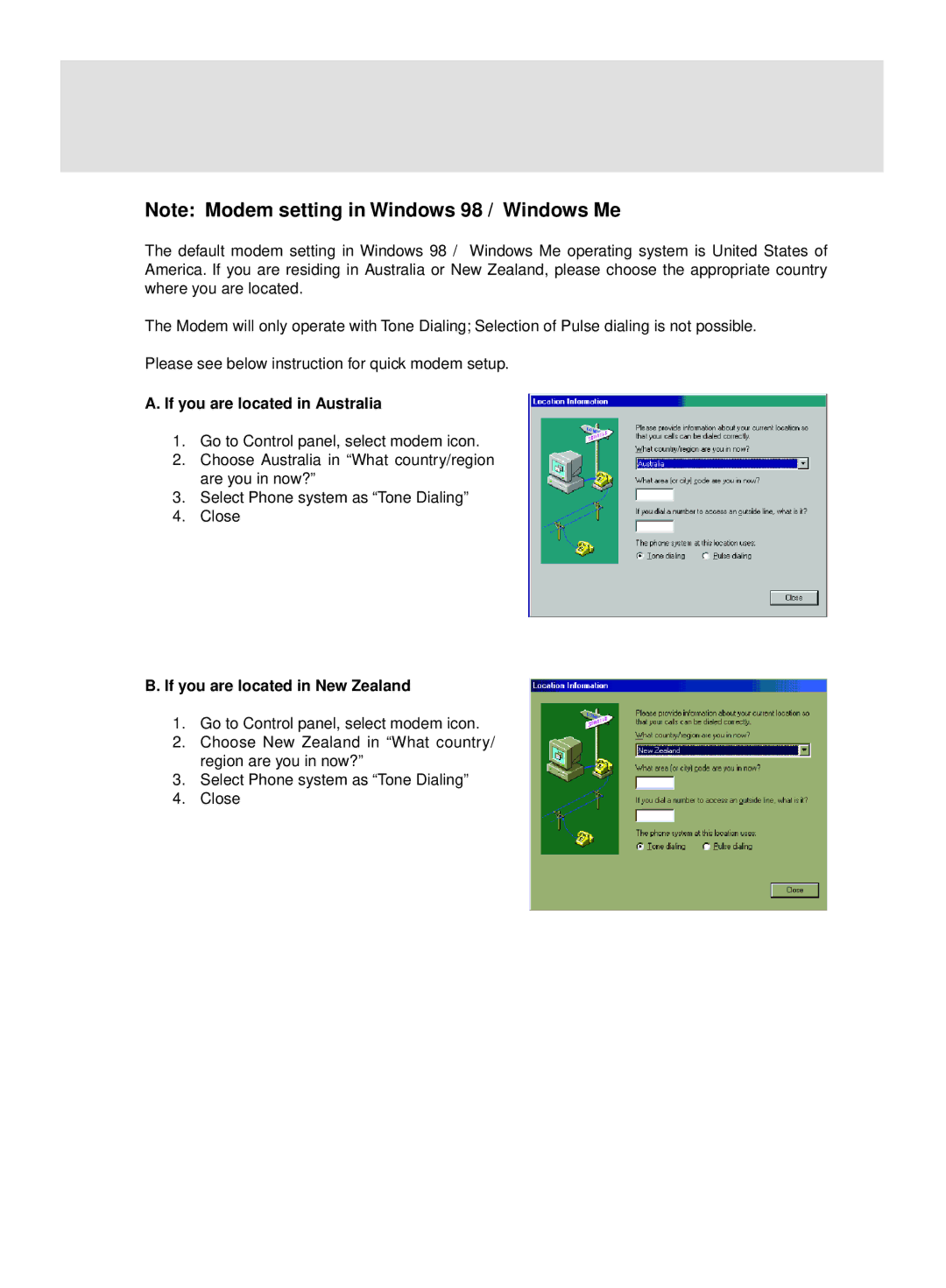 Fujitsu S4545, S4546 manual If you are located in Australia, If you are located in New Zealand 