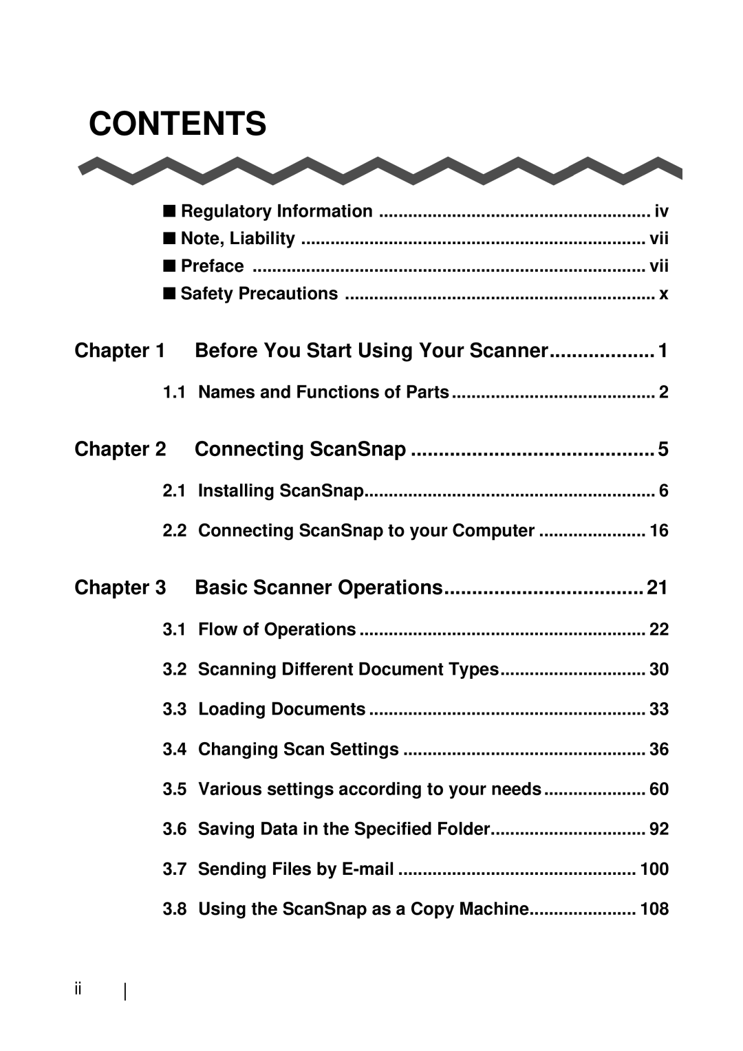 Fujitsu S510M manual Contents 