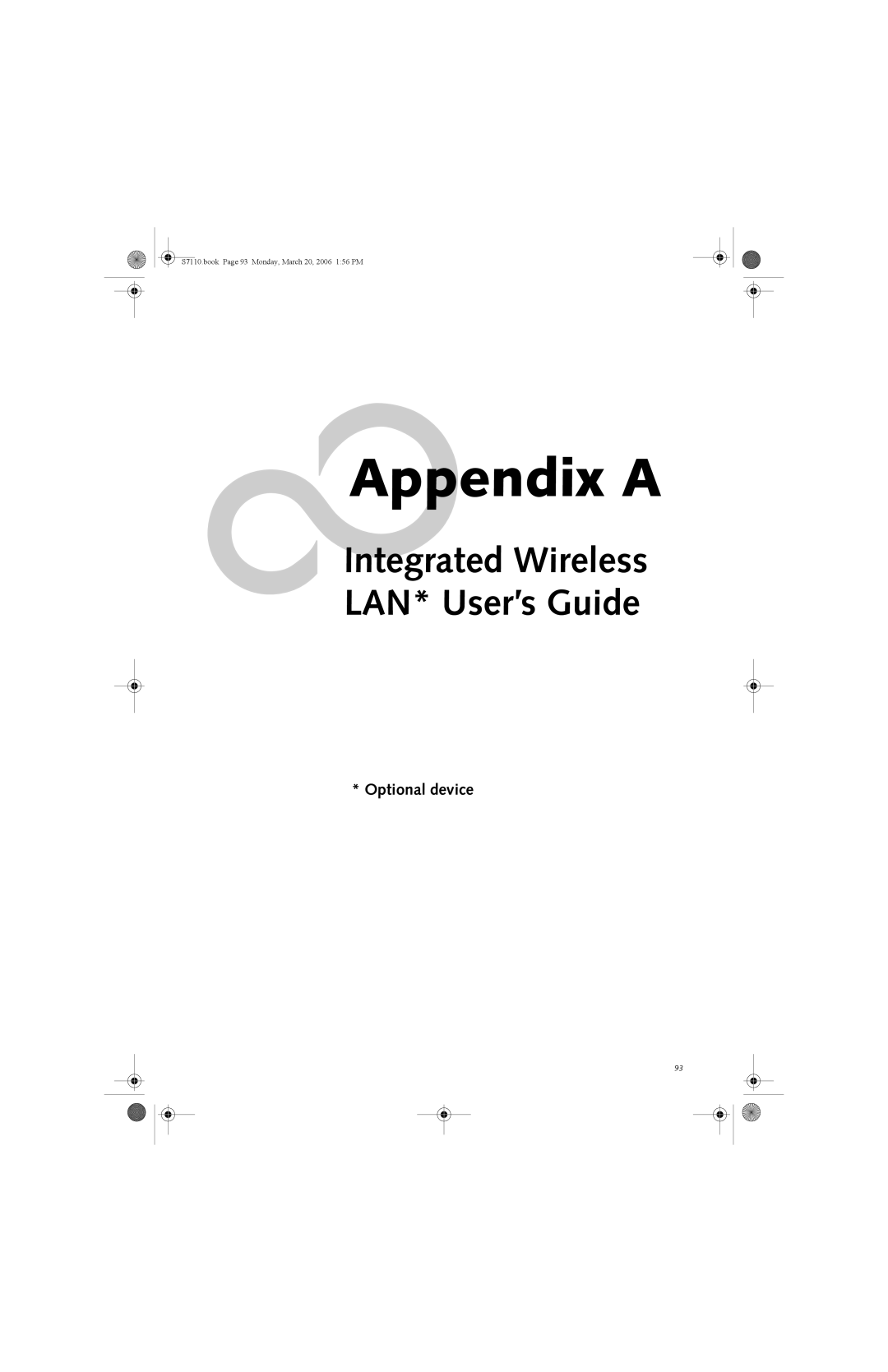 Fujitsu S7100 manual Appendix a 