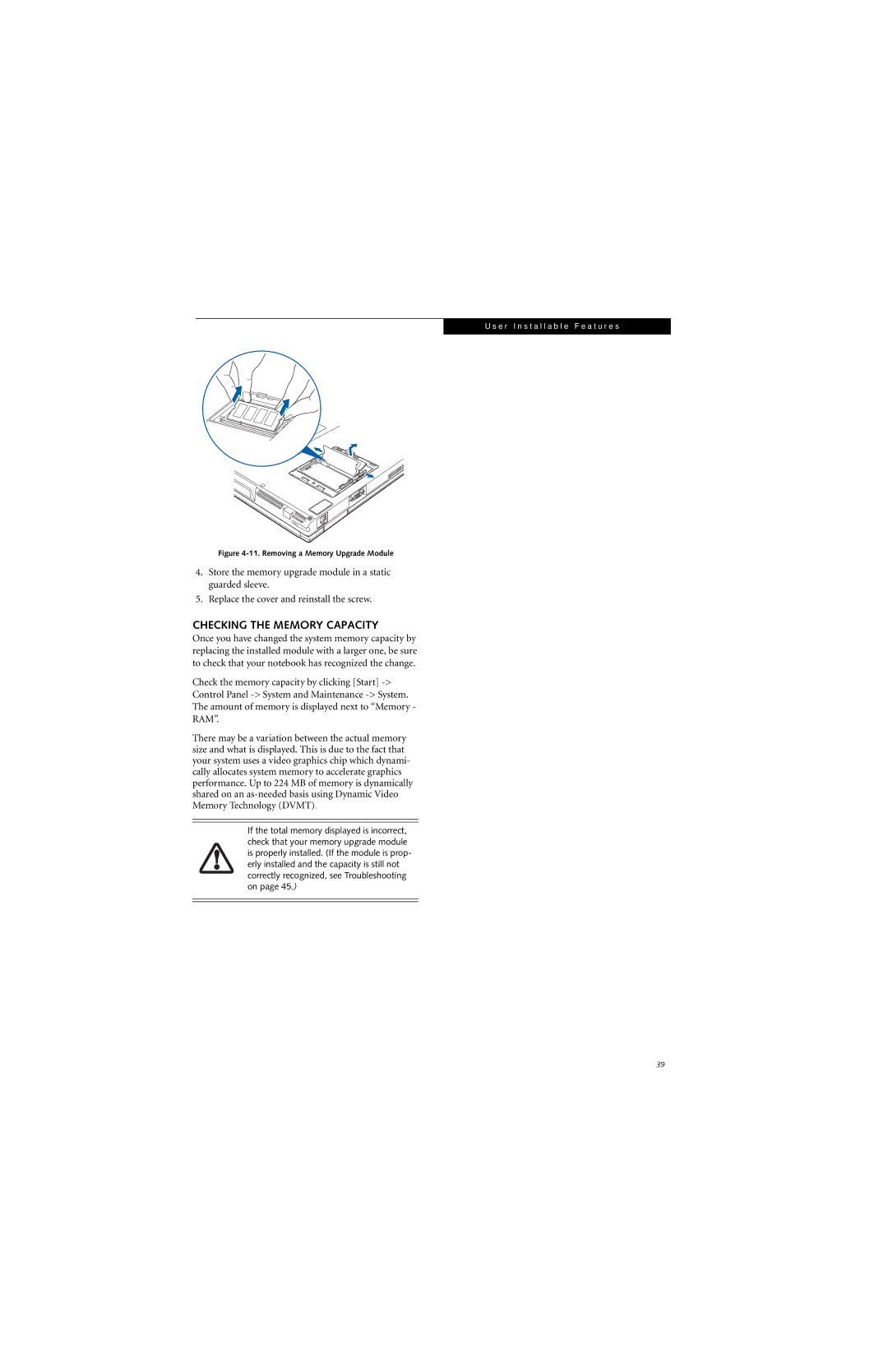 Fujitsu Siemens Computers A6025 manual Checking the Memory Capacity, Ram 