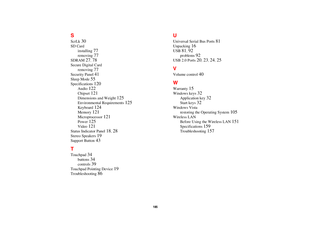 Fujitsu Siemens Computers A6210 manual 185 