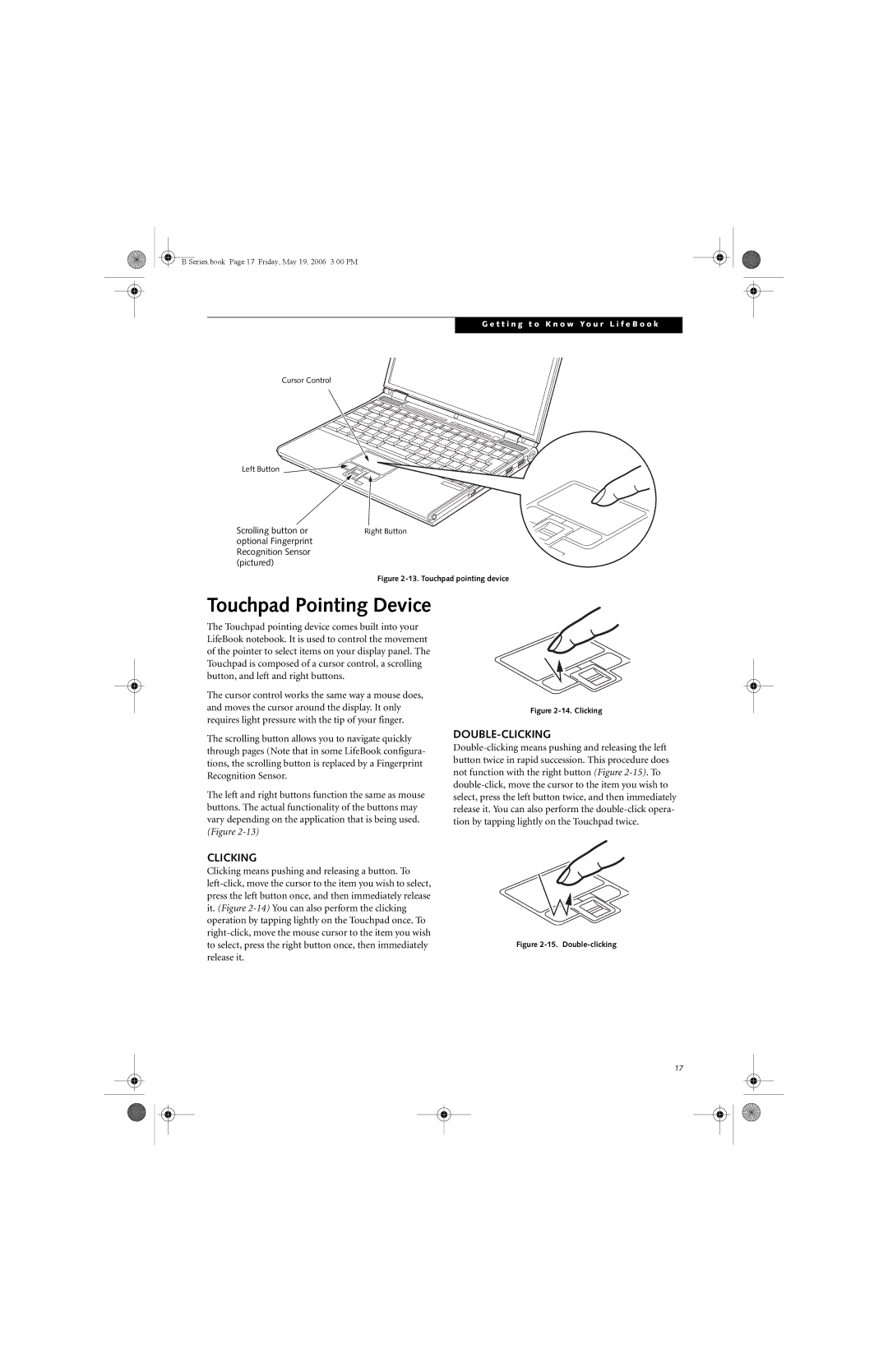 Fujitsu Siemens Computers B6210 manual Double-Clicking 