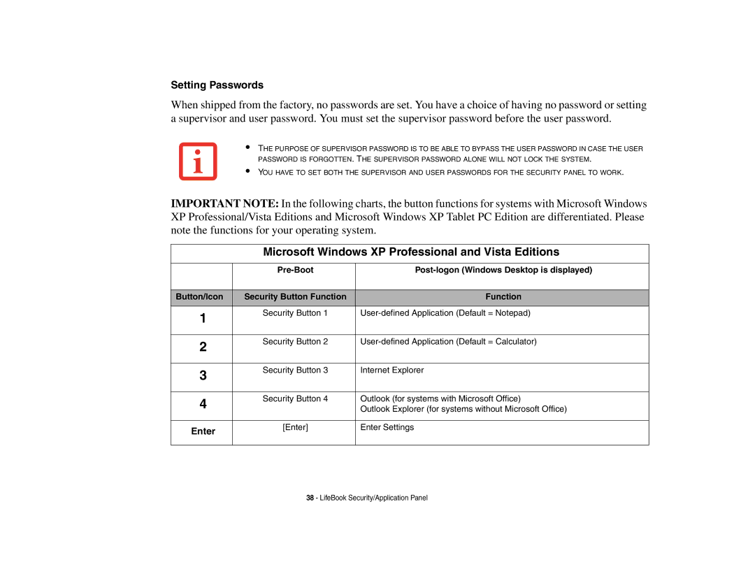 Fujitsu Siemens Computers B6230 notebook manual Microsoft Windows XP Professional and Vista Editions 