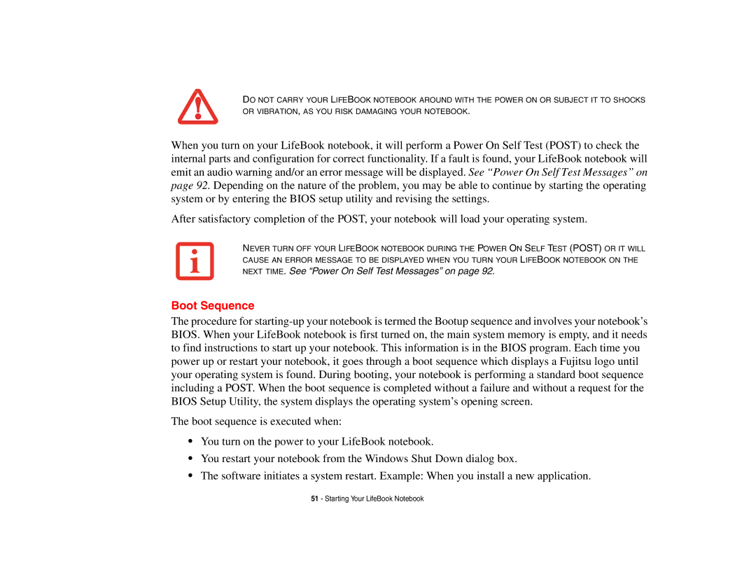 Fujitsu Siemens Computers B6230 notebook manual Boot Sequence 