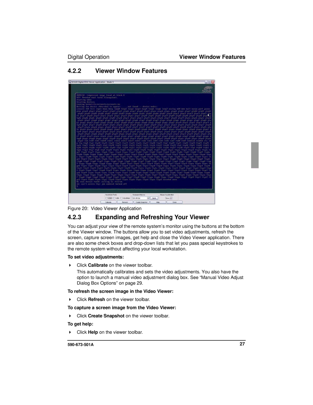 Fujitsu Siemens Computers BX600 manual Viewer Window Features, Expanding and Refreshing Your Viewer 