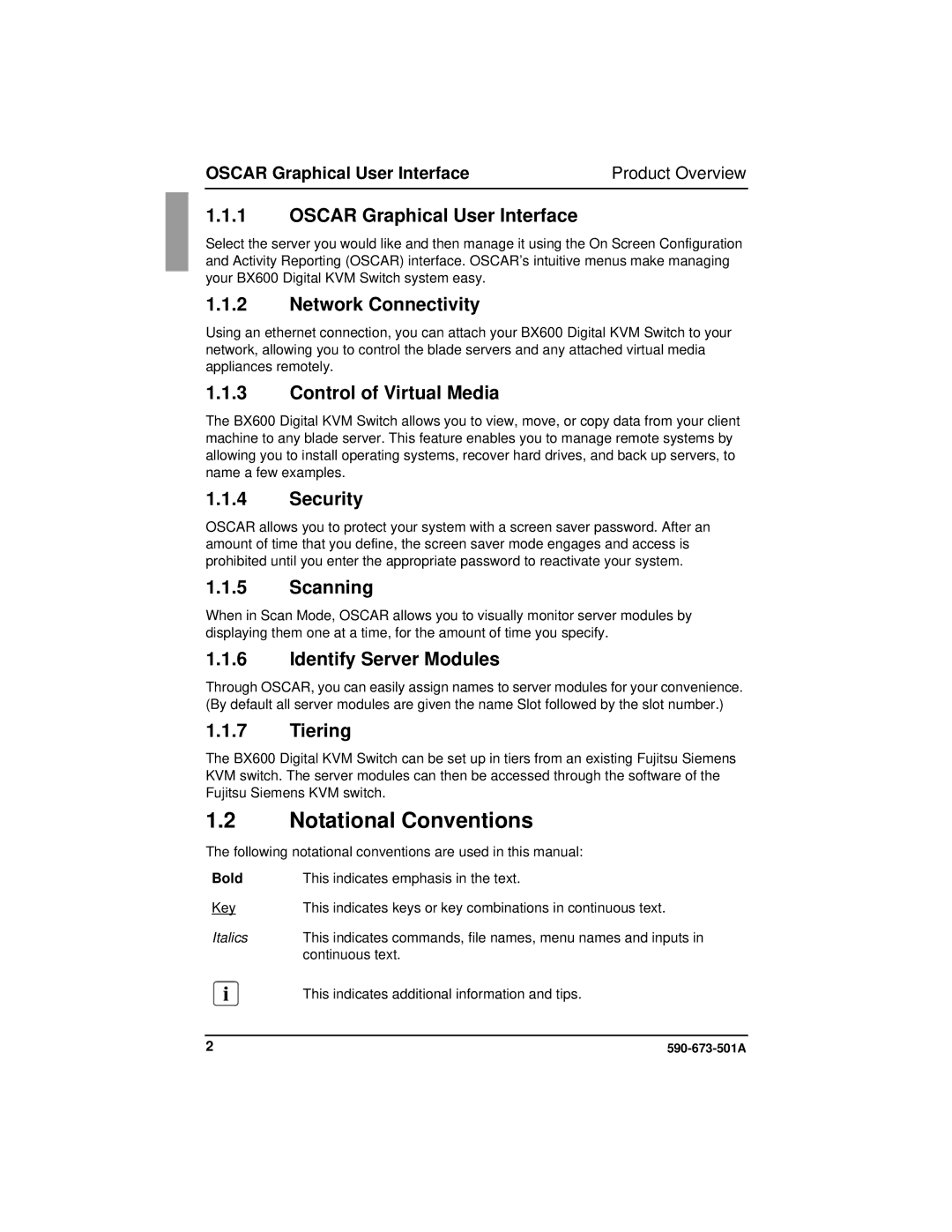 Fujitsu Siemens Computers BX600 manual Notational Conventions 