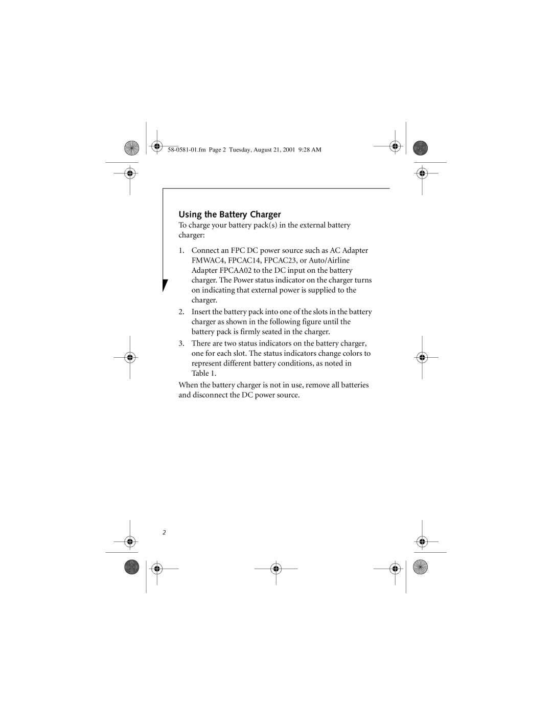 Fujitsu Siemens Computers FMW51BC2, FMW51BC1 manual Using the Battery Charger 